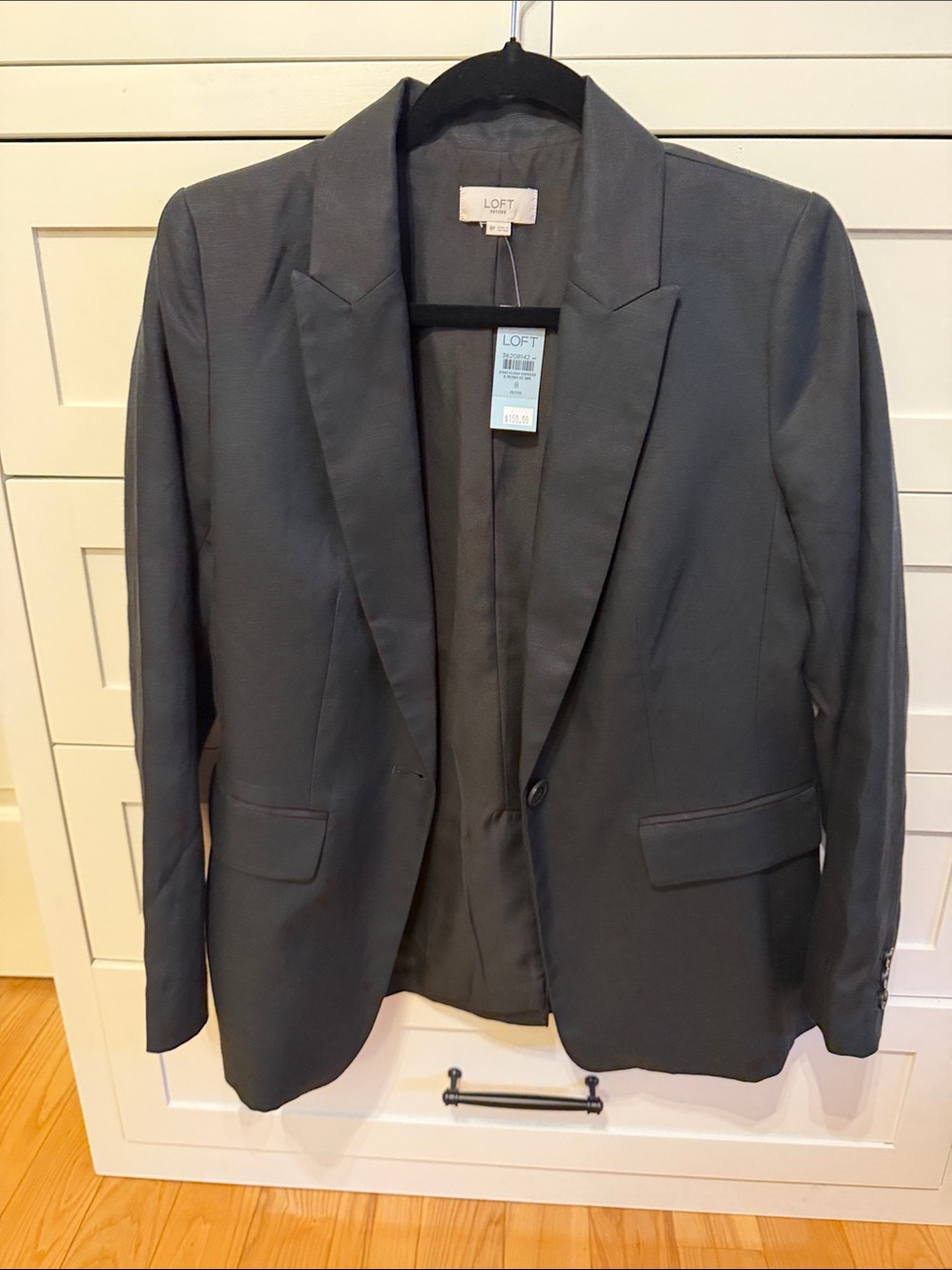 Loft linen blend blazer. 8 petite